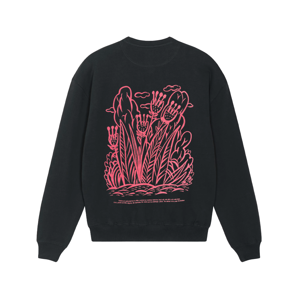 SUDADERA LA ROMA - NEGRO