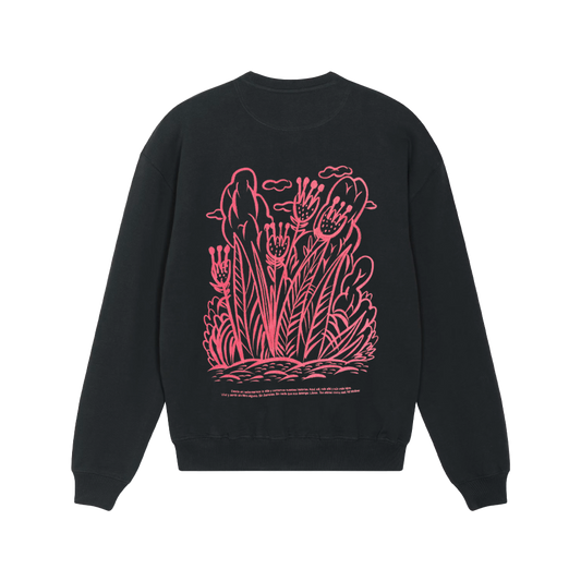 SUDADERA LA ROMA - NEGRO