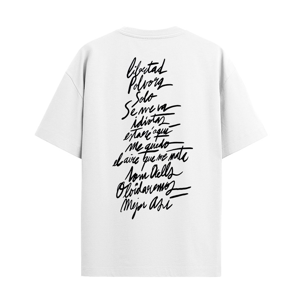 CAMISETA UN SECRETO AL QUE GRITAR - BLANCA