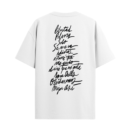 CAMISETA UN SECRETO AL QUE GRITAR - BLANCA